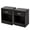 Black, variant on Hassch 2-Tier Black Nightstands (2 Pack), Compact Bedside Table with Top Drawer & Open Shelf, Durable Density Board, Easy Assembly for Small Spaces (15.8"L x 11.8"W x 19.7"H)