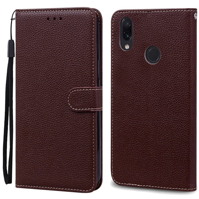 Funda de cuero con tapa para Xiaomi Redmi Note 7 Pro carcasa protectora