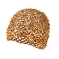 thumbnail image 2 of Women's Summer Glitter Sequin Beanie Boho Hollow Out Crochet Hat for Beach Travel Party, 2 of 3