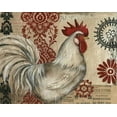 thumbnail image 2 of Poloson, Kimberly 18x15 Gold Ornate Wood Framed with Double Matting Museum Art Print Titled - Classic Rooster I, 2 of 4