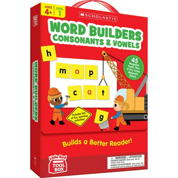 Little Red Tool Box: Word Builders: Consonants & Vowels, (Paperback)