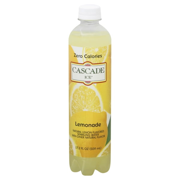 Cascade Ice Zero Calories Lemonade Sparkling Water 17 2 Fl Oz Walmart Com Walmart Com
