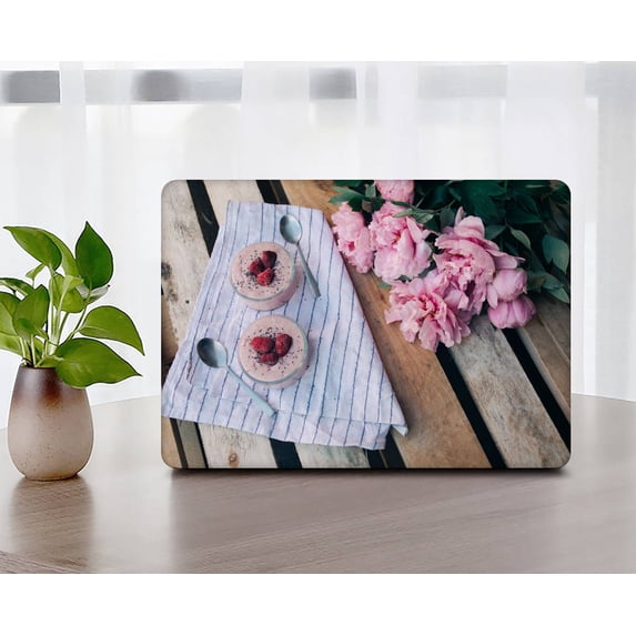 KSK KAISHEK Hard Case Only for MacBook Pro 16" 2019 2020 A2141 + Black Keyboard Cover, Flower 0930
