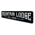 thumbnail image 4 of Mountain Lodge Established Date Novelty Decor, Metal Wall Sign - 4x18 Inches, 4 of 4