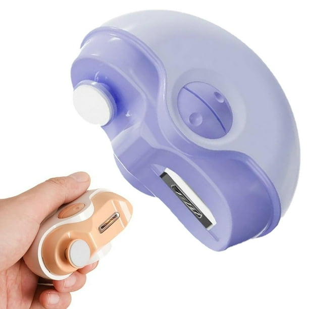 Fiudx Cortaúñas Eléctrico, Silencioso y de Baja Vibración, con Luz Nocturna Suave, Carga Rápida y Batería de Larga Duración, Ideal para Viajes, Ideal para Todas Las Edades, Ergonómico y Portátil.