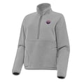 thumbnail image 2 of Women's Antigua  Gray USA Swimming Figure Half-Zip Pullover Jacket, 2 of 3
