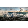 thumbnail image 3 of Pangea Images 18x11 Black Modern Framed Museum Art Print Titled - Waves crashing, Point Reyes, California (detail), 3 of 5