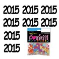 thumbnail image 3 of Confetti Year 2015 Black - Pouch (1/2 oz) - CCP7610, 3 of 8
