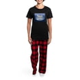 thumbnail image 4 of CafePress - ALWAYS LEARNING Women's Dark Pajamas - Women's Short Sleeve Print T-Shirt and Pants Dark Cotton Pajama Set, 4 of 7