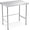 Without casters, variant on Huisuilinss Stainless Steel Work Table,Heavy Duty Kitchen Work Table,Commercial Kitchen Prep Table Metal Worktable for Restaurant Home Hotel