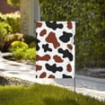 thumbnail image 4 of Easygdp Brown Black Cow Garden Flag Yard Flag Welcome Flag, Double-Sided, Weather Resistant for Outdoor Decor - 28"x40", 4 of 9