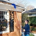 MsOrange Gutter Cleaning Tool with Telescopic Extendable Pole 8.2Ft, Long Splicing Gutter Brush