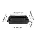 thumbnail image 3 of Stroller Snack Tray Upgraded with Extra Thick Base Leather Sides & Side Mesh Pockets for Durability, 3 of 9