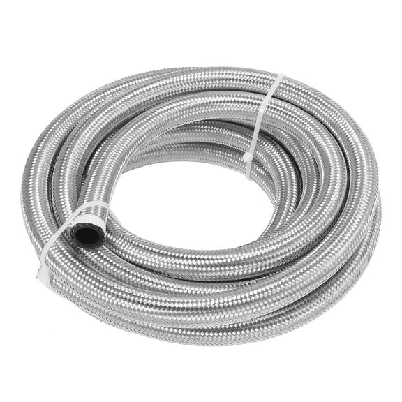AN10 5/8" 15ft CPE Fuel Line Hose Stainless Steel Car Engines Braided Tube
