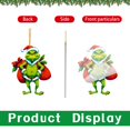 thumbnail image 4 of How the Grinch Stole Christmas Grinch Christmas Decorations, Christmas Tree Ornaments - Cute G-rinch Hanging Ornaments for Christmas Tree - Christmas Decor Indoors Home Party, 4 of 4