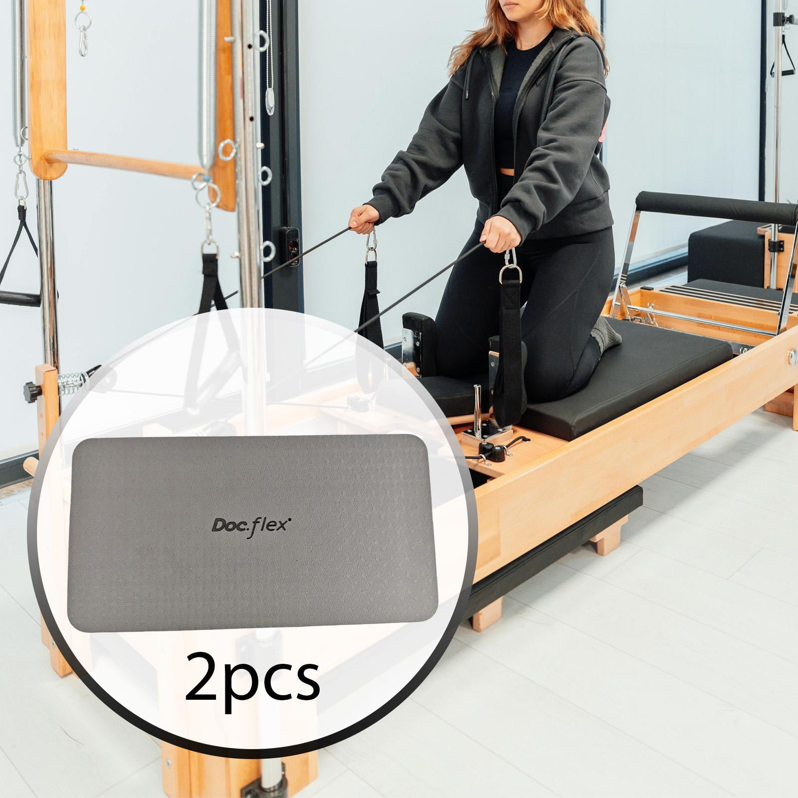 2 Pieces Pilates Mat Yoga Knee Pad Exercise Pad Supportive TOE Material Home Gym Women Use