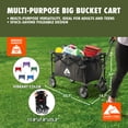 thumbnail image 4 of Ozark Trail Multi-Purpose Big Bucket Cart, Black Wagon, 4 of 14