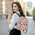 thumbnail image 6 of FORMRS Mini Backpack Purse for Women Quilted Travel Daypack Casual Shoulder Bag, Cherries Pattern, 6 of 7