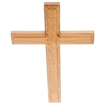 STRANDCHIC 1Pcs Wooden Wall Crosses And Crucifixes For Home Decor 11.79X6.88X0.59in Rustic Wood Entryway Wall Decor