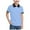 b7-Blue, variant on Boys School Uniform Short Sleeve Polo Shirt, Button Closure, Moisture Wicking Performance Material(Blue,2-3 Years)