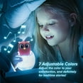 thumbnail image 4 of 130 Lullabies Music Baby Red Owl Kids Night Light Multi-Color LED Nursery Night Light for Kids Night Light Portable and Rechargeable for Infant Kid Adult Soothing Nightlight Gift Décor, 4 of 7
