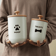 thumbnail image 2 of Dog Treat Container, Dog Treat Container Airtight Set of 2, Dog Treat Jars with Lids Airtight, Dog Treat Jars for Kitchen Counter, Dog Treat Canister, Pet Treat Container, 2 of 8