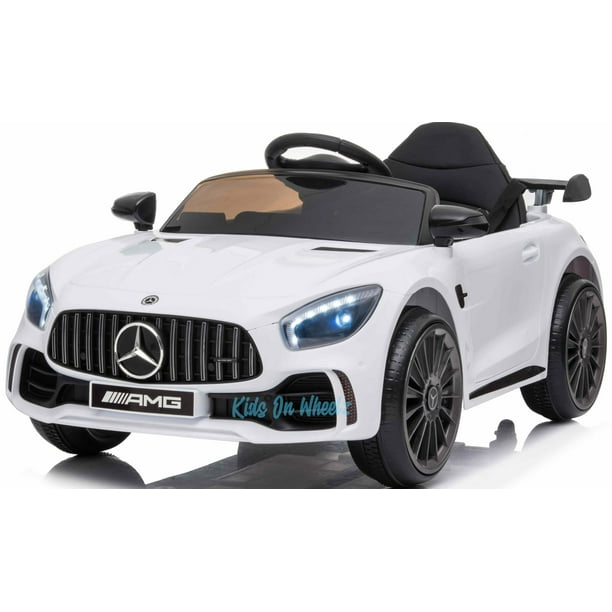Porteur Enfant Voiture / Car Mercedes-benz Amg Gt Blanc Avec Fonctions  Sonores