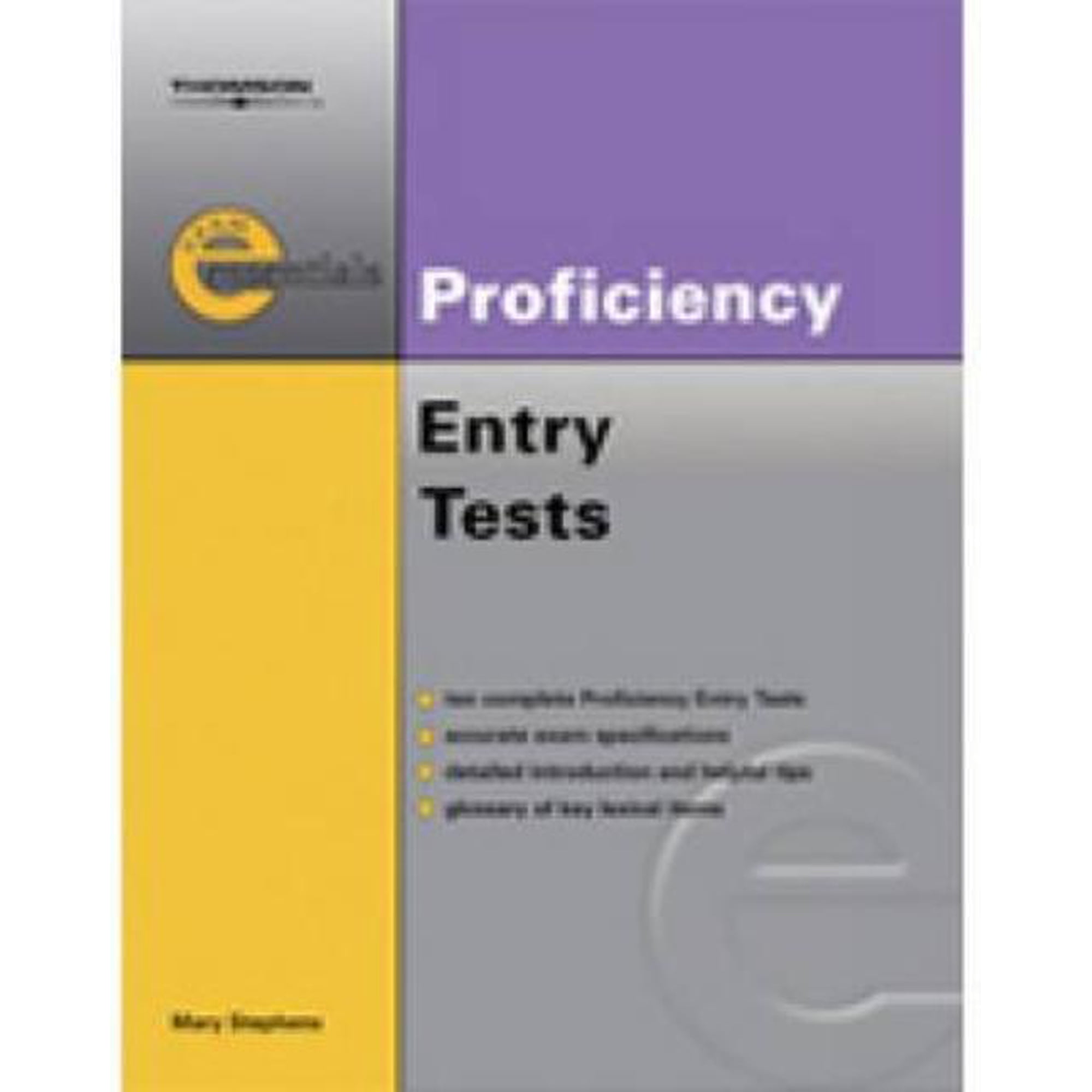 Exam Essentials Practice Tests: Cambridge English Proficiency Entry Test: Cpe Entry Test (Paperback)