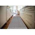 thumbnail image 4 of Mirage Macomb Cream & Blue 2' x 10' Runner Rug, 4 of 9