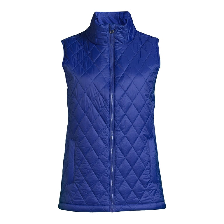 Time and Tru Women's and Plus Diamond Quilt Vest - Walmart.com