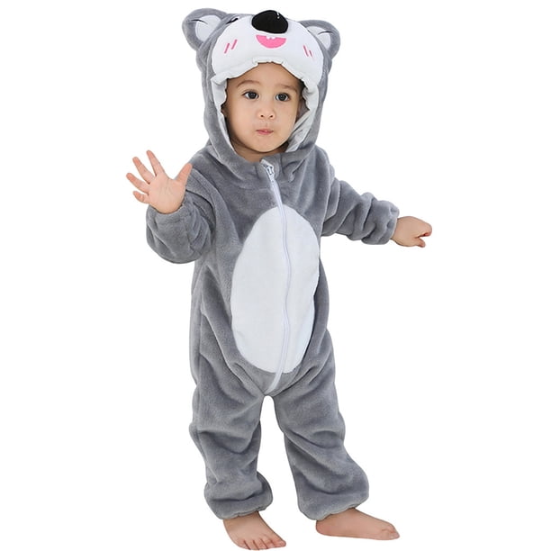 Pijamas de fiesta de disfraces de Halloween para bebés, trajes de mameluco para niños y niñas