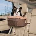 thumbnail image 5 of PetSafe Happy Ride Booster Seat for Dogs Up to 18 lb, Cozy and Adjustable, Brown, 5 of 7