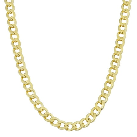 Jewelers 14K Solid Gold 4MM Cuban Chain Necklace BOXED