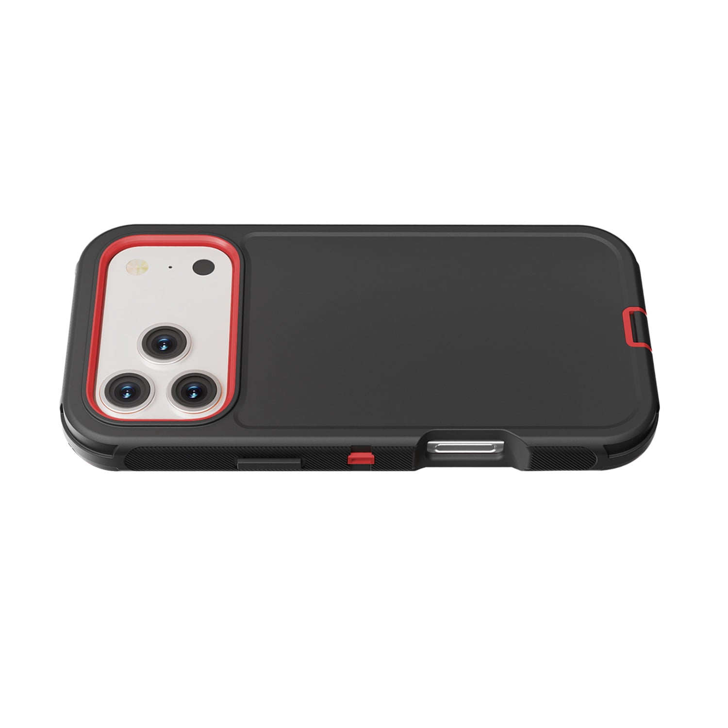 Advanced Duual Pro Armor Case for iPhone 17 Pro - Black & Red