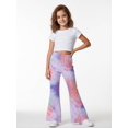 thumbnail image 4 of Girls Flare Pants, AI Digital Print Bell Bottoms,All-Season Sizes 3-13Y, 4 of 6