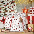thumbnail image 5 of Fuzoiu Ladybug With Dandelion Print Christmas Gift Bag,Burlap Gift Bag with Drawstring Closure & Hang Tag,Perfect for Holidays, Birthdays, and Special Occasions-Medium, 5 of 7