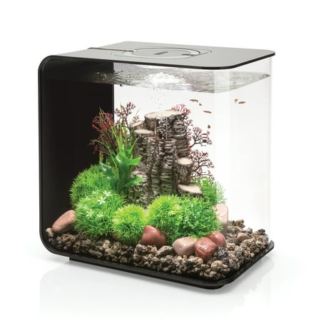 UPC: 0822728720332 | biOrb FLOW 30 Aquarium with Standard Light – 8 gallon  black