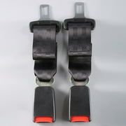 Angle View: Hottest Auto Car Seat Safety Belt Extender 35cm Longer Seatbelt Extension Buckle black and red