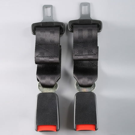 Hottest Auto Car Seat Safety Belt Extender 35cm Longer Seatbelt Extension Buckle black and red