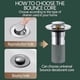thumbnail image 5 of Bathroom Sink Stopper Hair Catcher -Up Sink Drain Filter, 5 of 5