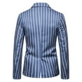 thumbnail image 2 of Transemion Slim Fit Suit Coat For Flattering And Sophisticated Look Professional Look blue M 1Set, 2 of 6