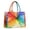 Colorful Ink Pattern, variant on Large Capacity Tote Bag,Colorful Rainbow Tie Dye Spiral Pattern Handbag Fashion Luxury Tote Bag,15.7"x13"x 5.1" Inches,Laptop Compatible