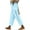 Blue, variant on JUSLIO Linen Pants Women Comfortable Pockets Linen Casual White XL