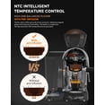 thumbnail image 4 of i Cafilas 20 Bar Semi Automatic Espresso Machine with Built-in Grinder&Steam Wand, Pre-Infusion, NTC Temp Control, 58mm Single/Double Portafilter, Removable Water Tank & Drip Tray(White), 4 of 12
