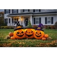 thumbnail image 5 of Firstness 6FT Halloween Inflatable,Three Pumpkins with LED Lights Outdoor Decorations, 5 of 7