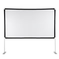 thumbnail image 3 of Unique Screen Edge Design Projector Screen  Polyester Material Lightweight Foldable Screen Theater for Home 100in,120in, 3 of 7