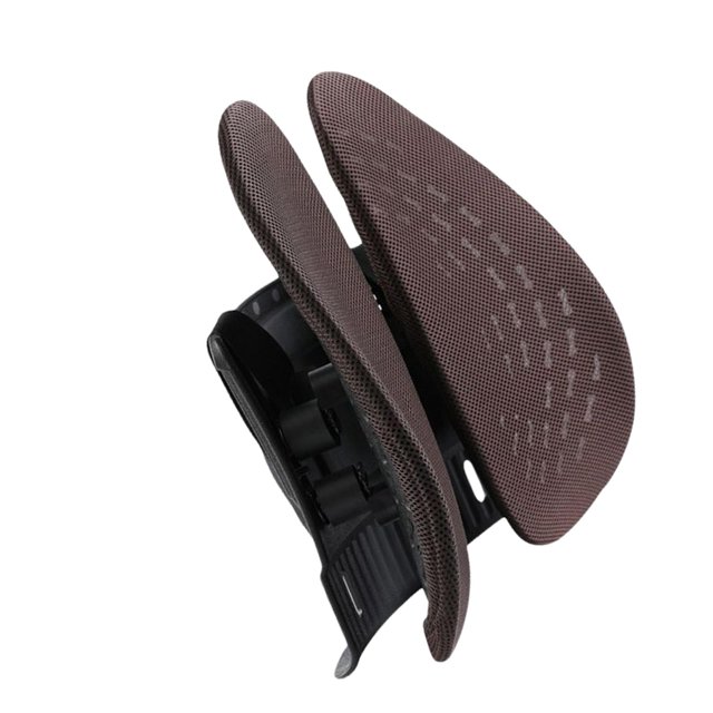 Almohada de soporte para coche que promueve una posturalele saludable, cojín de asiento, almohada trasera transpirable, almohadilla trasera para si marrón shamjiam Almohada de soporte lumbar para automóvil