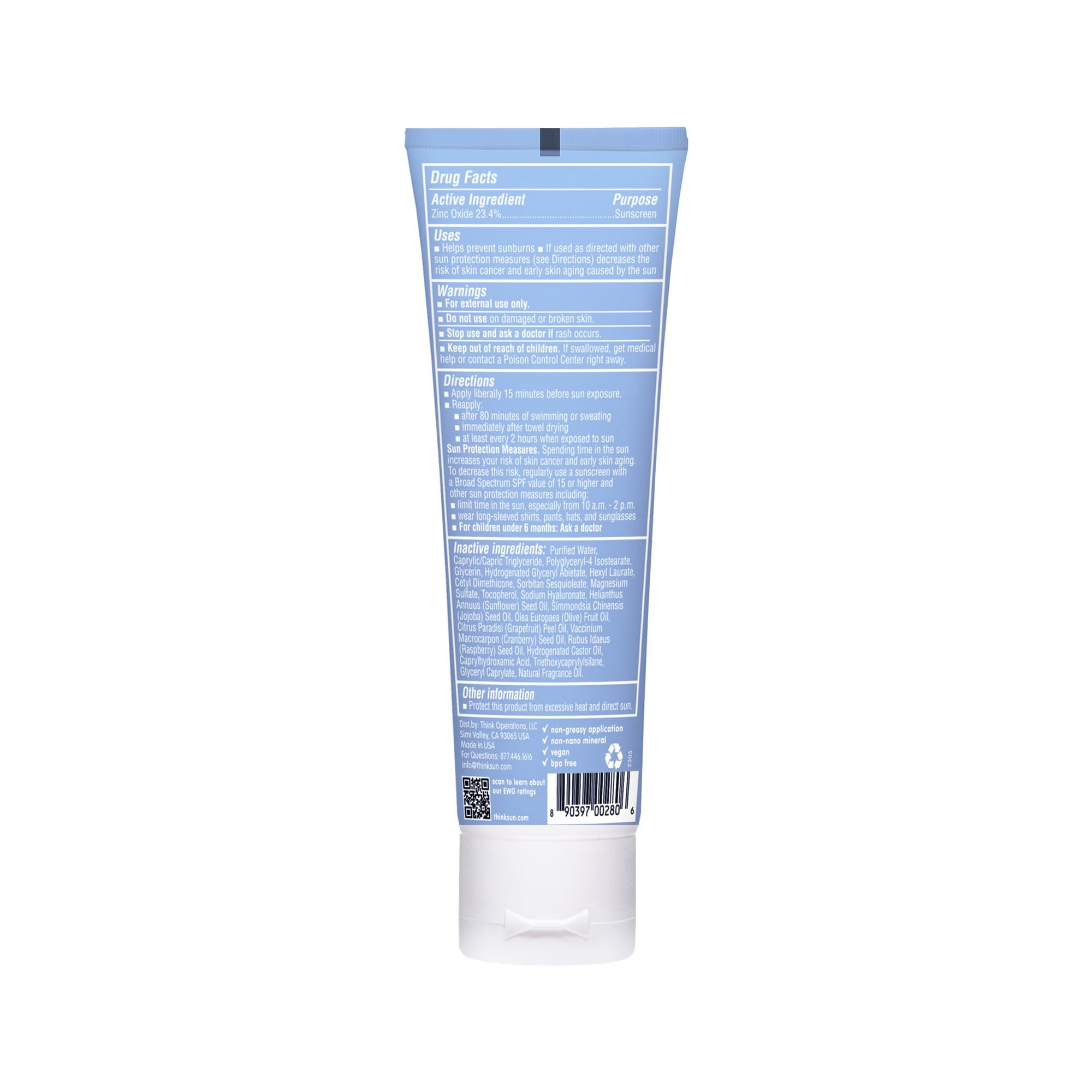 (Pack Of 6) Think Sunscreen Spf 50 3 Fl Oz