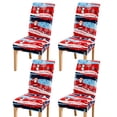 thumbnail image 3 of 4/6pcs Fabric Christmas Tree Santa Claus Elk Dining Chair Slipcovers, Elastic Restaurant Chair Cover For Hotel Dining Room Office Banquet House Home Decor, 3 of 4