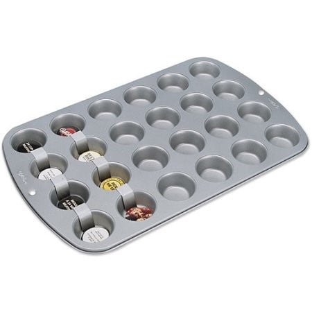 Wilton Recipe Right Muffin Pan, Mini, 24 cavity (Best Mini Muffin Pan)